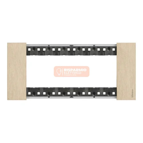 PLACCA BTICINO LIVING NOW 6 MODULI