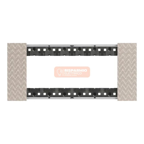 PLACCA BTICINO LIVING NOW 6 MODULI