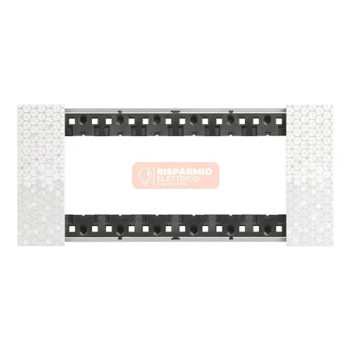 PLACCA BTICINO LIVING NOW 6 MODULI