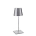 Lampada da Tavolo Zafferano Poldina Mini Pro Foglia Argento