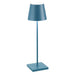 Lampada da Tavolo Zafferano Poldina Pro Blu Avio