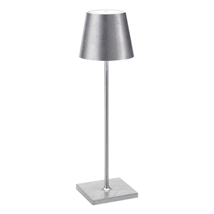 Lampada da Tavolo Zafferano Poldina Pro Argento