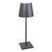 Lampada Zafferano Poldina Pro L Desk Grigio Scuro