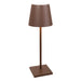 Lampada Zafferano Poldina Pro L Desk Corten