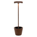 Lampada da Terra Poldina Reverso Solar L Corten
