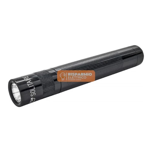 TORCIA MAGLITE SOLITAIRE LED AAA NERA CON BATTERIA INCLUSA – MAGLITE