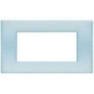 Placca 4 Posti Bticino Light Arancio/Ambra/Blu/Titanio – N4804