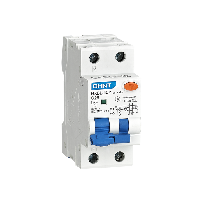 Chint magnetotermico differenziale 1P+N 16A 30mA tipo A 4.5kA 1 modulo DIN - 519862