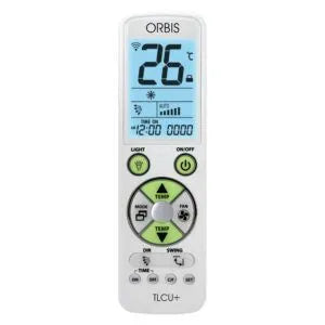 Orbis TLCU telecomando universale per condizionatori e pompe di calore bianco OB580768