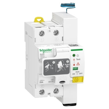 Schneider Electric interruttore differenziale riarmo automatico REDs 2P 25A 30mA tipo A - A9CR4225