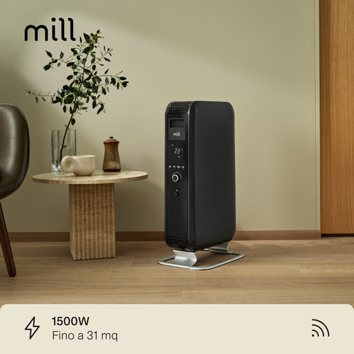 Radiatore a Olio Mill Gentle Air 1500 W Wi-Fi Nero – OIL1500WIFI3BLACK