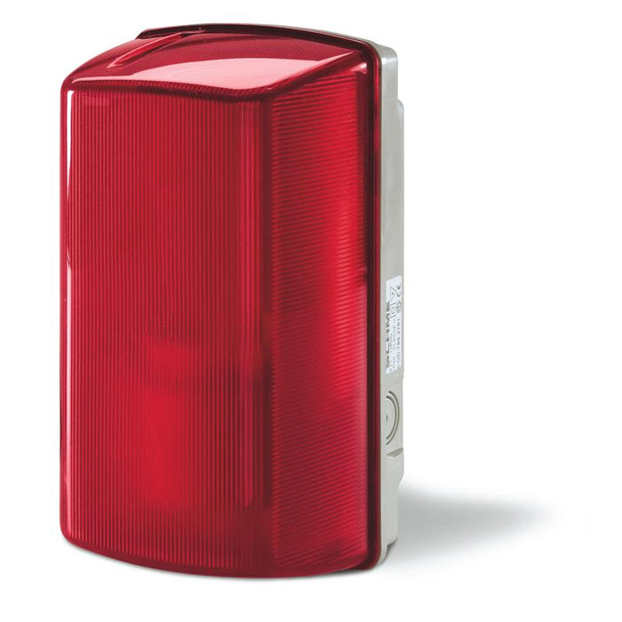 Plafoniera Rettangolare Scame E27 60W IP55 Rosso