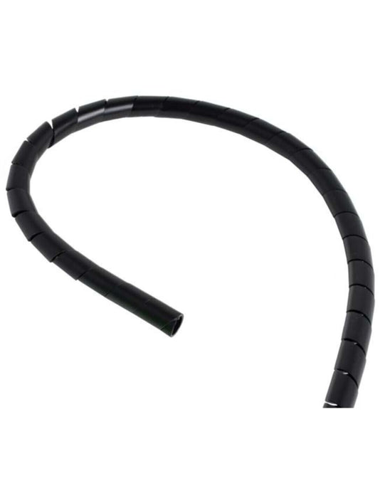 SIBEN SPIRALE AVVOLGICAVO 9MM POLIETILENE NERA - CONFEZIONE 25 METRI - SP-9N