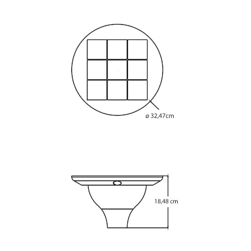 VELAMP SPH210S SFERA SOLARE LED ESTERNO PMMA 2000LM 3 CCT IP65