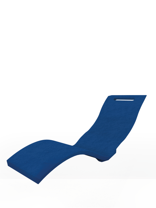 Lettino Termico Riscaldato Ergonomico da Esterno Arkema Serendipity 120W Blu
