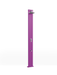 Doccia Solare Dritta in Alluminio con Lavapiedi Arkema Spring S 30L Fucsia