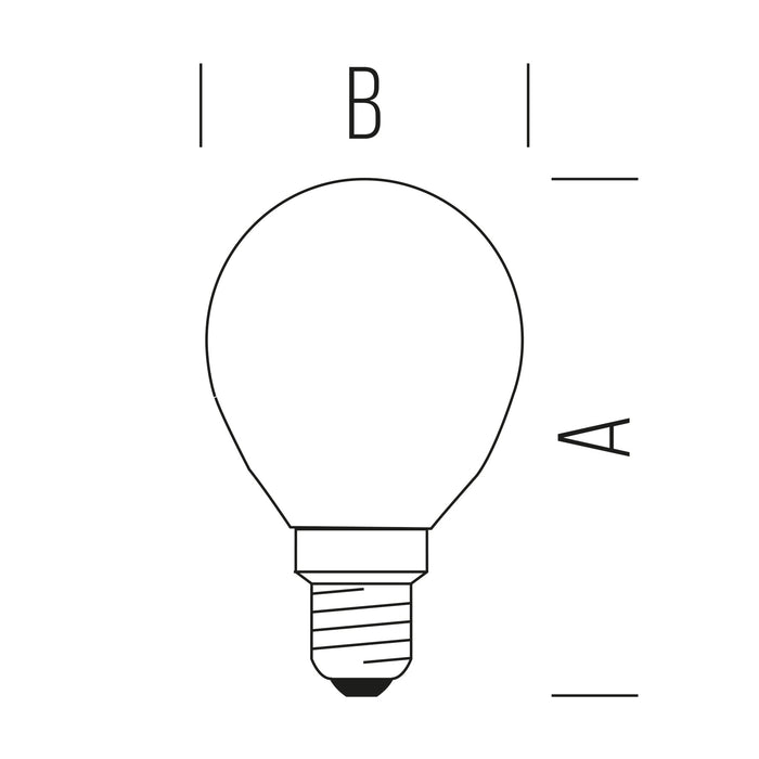 Bot Lighting Shot Lampadina LED Sfera Stick E14 4,5W 2700K 470LM - WLD3004X2