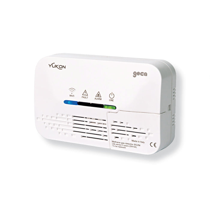 RILEVATORE DI GAS GPL YUKON 852 DA PARETE CON SEGNALATORE VISIVO E ACUSTICO WIFI GECA 38522626