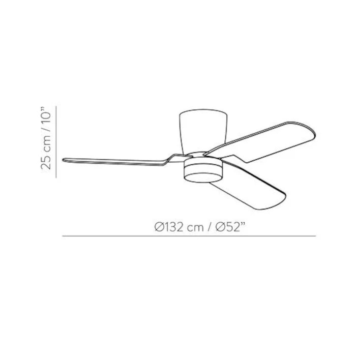 VENTILATORE DA SOFFITTO BRISA BIANCO 30W ACB V2503520B