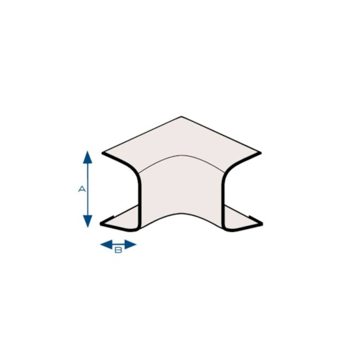 ANGOLO INTERNO PER CANALINA 80X60 | 90X65
