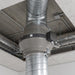 Aspiratore centrifugo assiale Vortice CA 250 MD E, installato in un controsoffitto tecnico