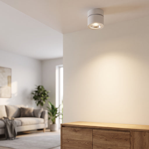 Faretto LED da Soffitto Beneito Faure Concord 14W Switch CCT Bianco, acceso a soffitto in soggiorno