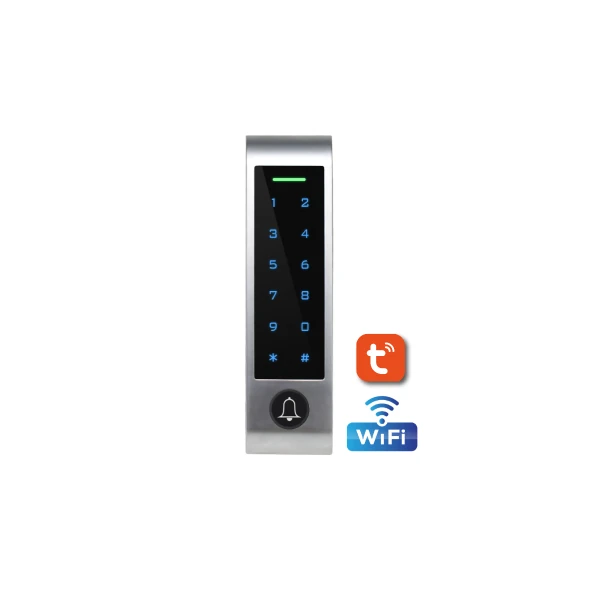 CONTROLLO ACCESSI ANTIVANDALO CON RFID TAG WI-FI TUYA IP67 630003