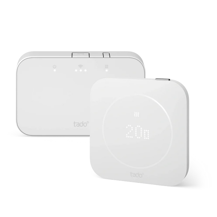 Tado termostato intelligente wireless X starter kit bianco con bridge e ricevitore