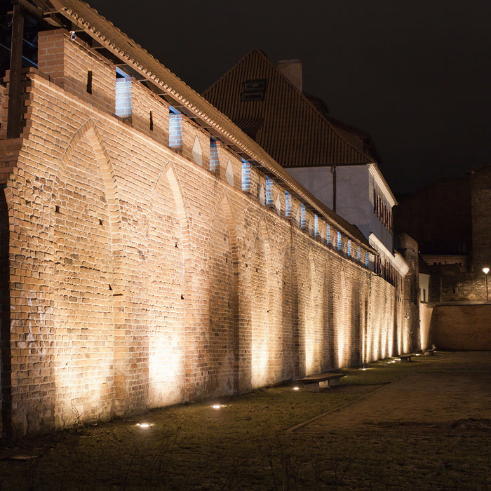Gea Luce GES260 faretto orientabile da incasso esterno GU10 IP67 carrabile alluminio acciaio