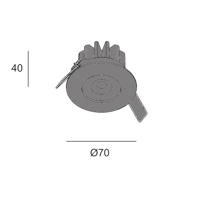 FARETTI DA INCASSO LEDS-C4 – SERIE 90-A0202 / 90-A0203 | 2700K - 3000K