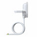 Proiettore LED da Esterno Ledvance Floodlight Gen 4 8W 1200lm IP66 – FL 10 — bianco, vista di profilo con staffa e cavo