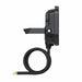Proiettore LED da Esterno Ledvance Floodlight Gen 4 8W 1200lm IP66 – FL 10 — nero, vista di profilo con staffa e cavo