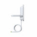 Proiettore LED da Esterno Ledvance Floodlight Gen 4 69W 10000lm IP66 – FL 100 — bianco, vista di profilo con staffa e cavo