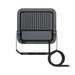 Proiettore LED da Esterno Ledvance Floodlight Gen 4 69W 10000lm IP66 – FL 100 — nero, vista posteriore con dissipatore