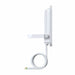 Proiettore LED da Esterno Ledvance Floodlight Gen 4 100W 15000lm IP66 – FL 150 — bianco, vista di profilo con staffa e cavo