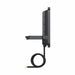 Proiettore LED da Esterno Ledvance Floodlight Gen 4 100W 15000lm IP66 – FL 150 — nero, vista di profilo con staffa e cavo