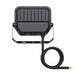 Proiettore LED da Esterno Ledvance Floodlight Gen 4 17W 2400lm IP66 – FL 20 — nero, vista posteriore con dissipatore