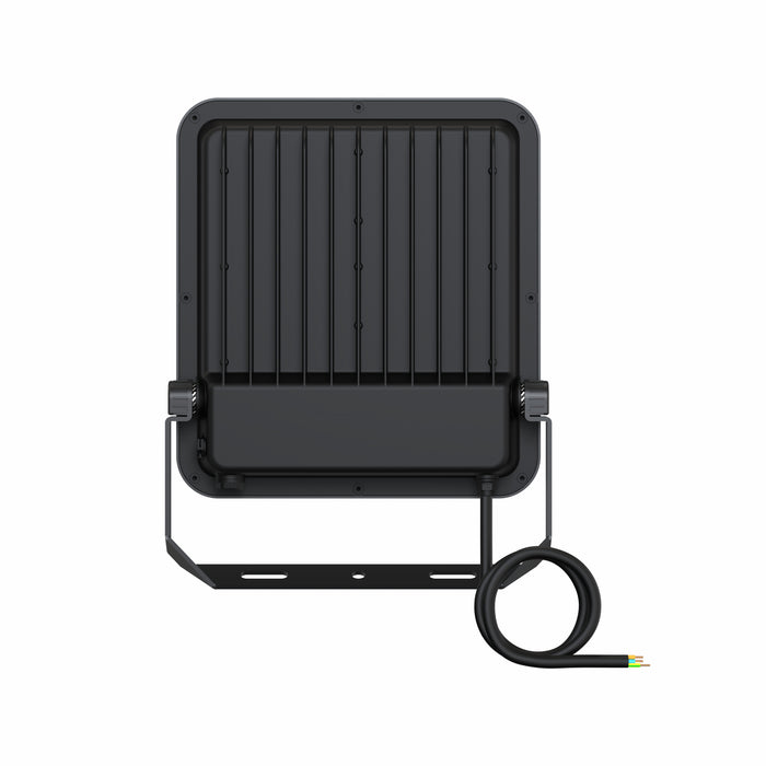 Proiettore LED da Esterno Ledvance Floodlight Gen 4 133W 20000lm IP66 – FL 200 — nero, vista posteriore con dissipatore