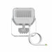 Proiettore LED da Esterno Ledvance Floodlight Gen 4 con Sensore 17W 2400lm IP65 – FL 20 SN — bianco, vista posteriore con dissipatore