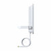 Proiettore LED da Esterno Ledvance Floodlight Gen 4 167W 25000lm IP66 – FL 250 — bianco, vista di profilo con staffa e cavo