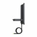 Proiettore LED da Esterno Ledvance Floodlight Gen 4 167W 25000lm IP66 – FL 250 — nero, vista di profilo con staffa e cavo