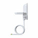 Proiettore LED da Esterno Ledvance Floodlight Gen 4 41W 6000lm IP66 – FL 50 — bianco, vista di profilo con staffa e cavo