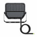 Proiettore LED da Esterno Ledvance Floodlight Gen 4 41W 6000lm IP66 – FL 50 — nero, vista posteriore con dissipatore