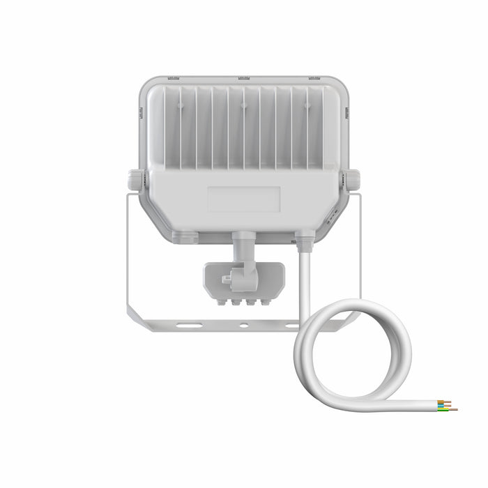 Proiettore LED da Esterno Ledvance Floodlight Gen 4 con Sensore 41W 6000lm IP65 – FL 50 SN — bianco, vista posteriore con dissipatore