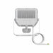 Proiettore LED da Esterno Ledvance Floodlight Gen 4 con Sensore 41W 6000lm IP65 – FL 50 SN — bianco, vista posteriore con dissipatore