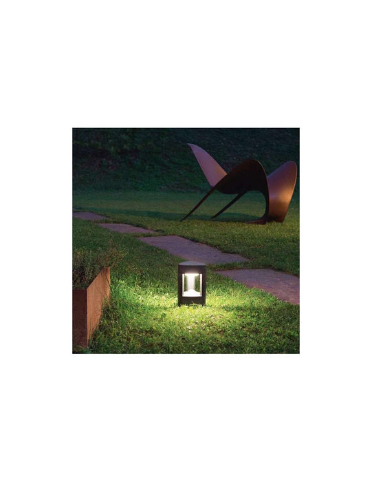 Gea Luce GES493 bollard palo lampione da terra esterno antracite GX53 - GES493