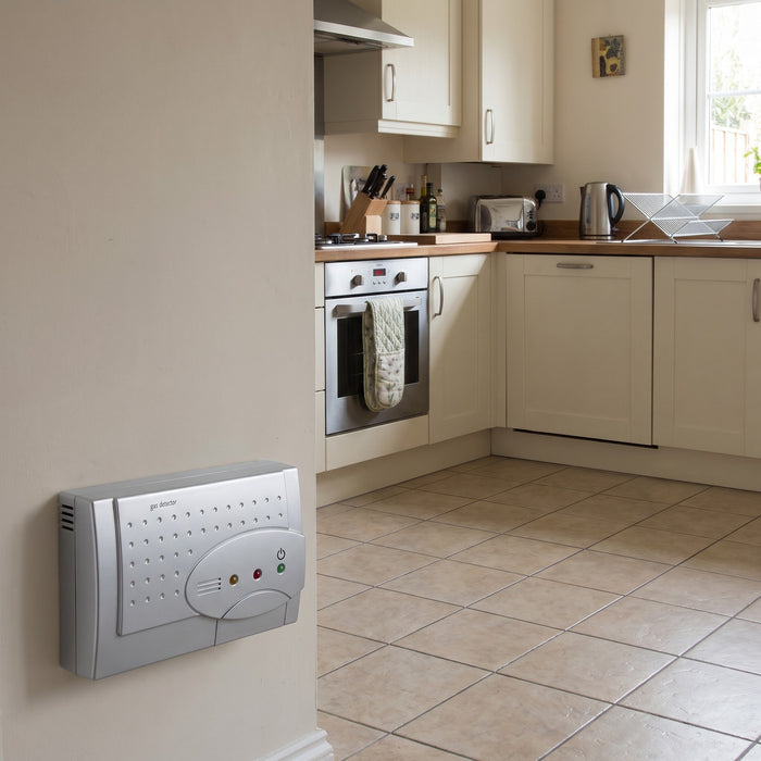 Rilevatore di Gas GPL con Sensore Estraibile Beta Geca Bianco, in cucina, vista d ambiente