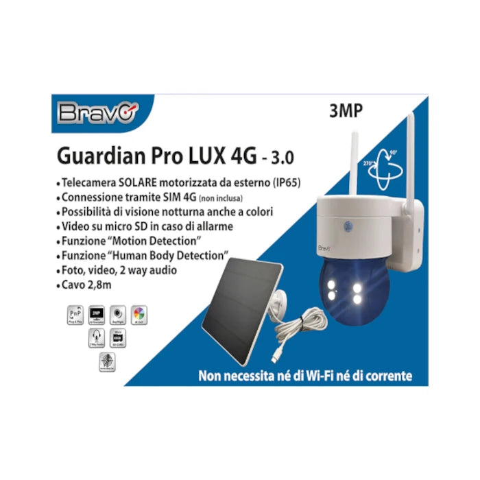 TELECAMERA GUARDIAN PRO LUX 4G - 3.0