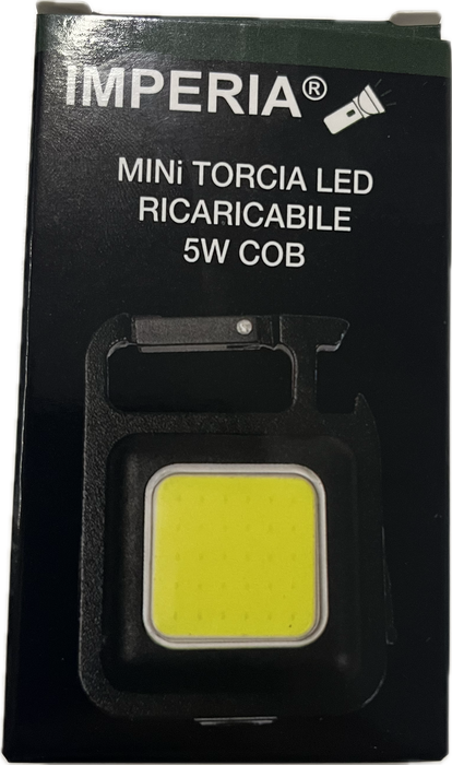 MINI TORCIA LED RICARICABILE 5W COB IMPERIA 300077