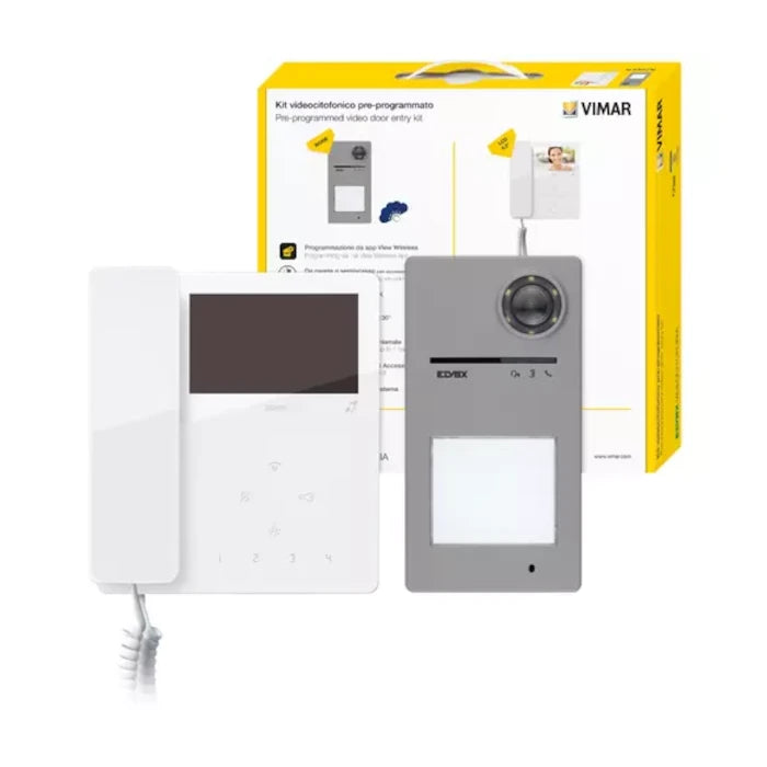 KIT VIDEOCITOFONO 2F+ ESPANDIBILE TAB 4,3" + 40170